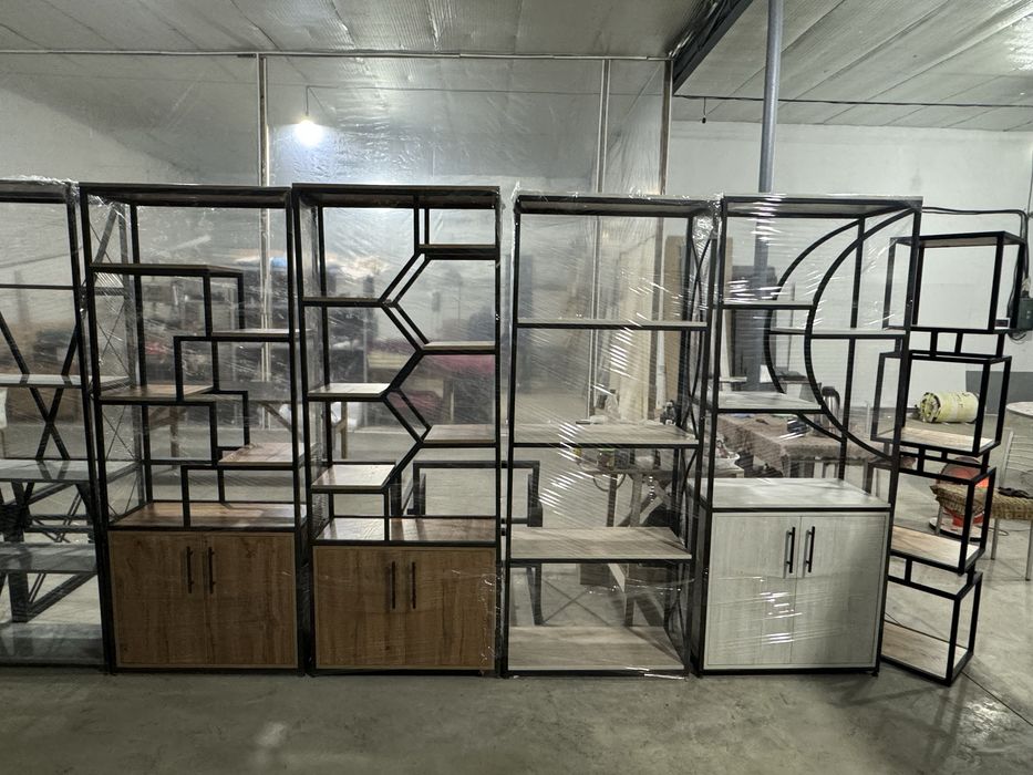 Акция !! Стеллаж лофт с полками для книг офисный шкаф 700.000 бошланад