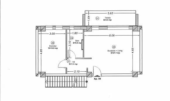 Apartament cu 2 camere,semidecomandat,conf1, bloc nou, Giroc,zona Lidl