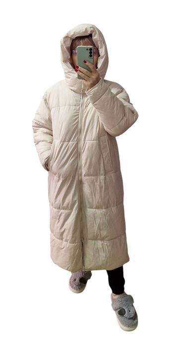 Zara Extralong puffer XL, Impecabil