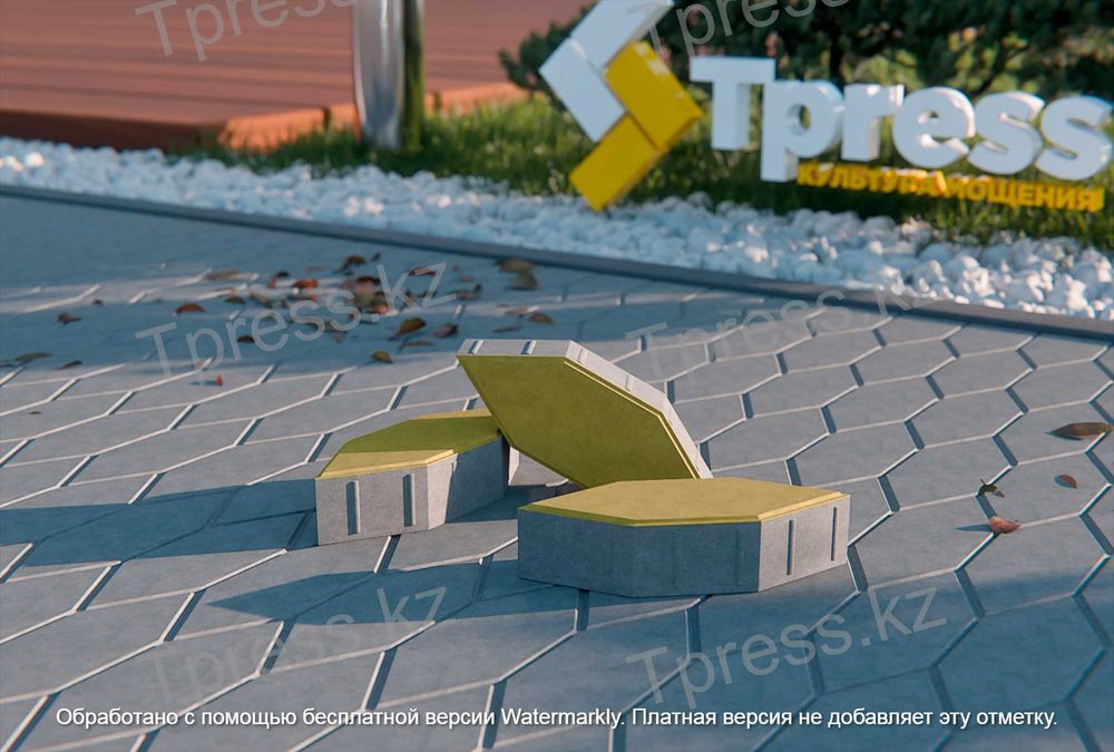 Брусчатка Кристалл  273х100х60 мм