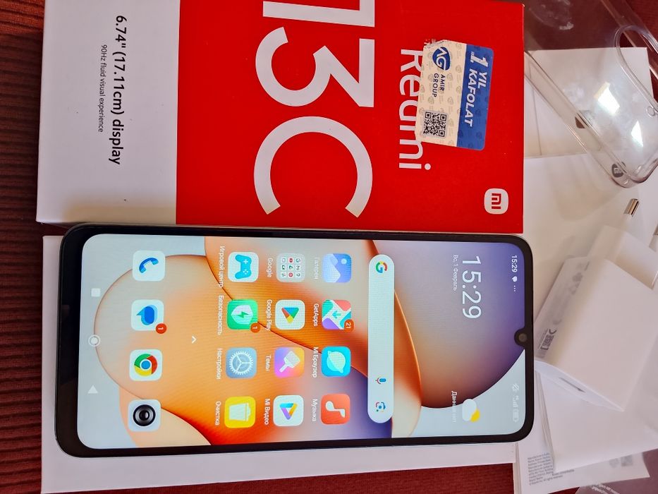 Телефон редми 13с..128+4+4