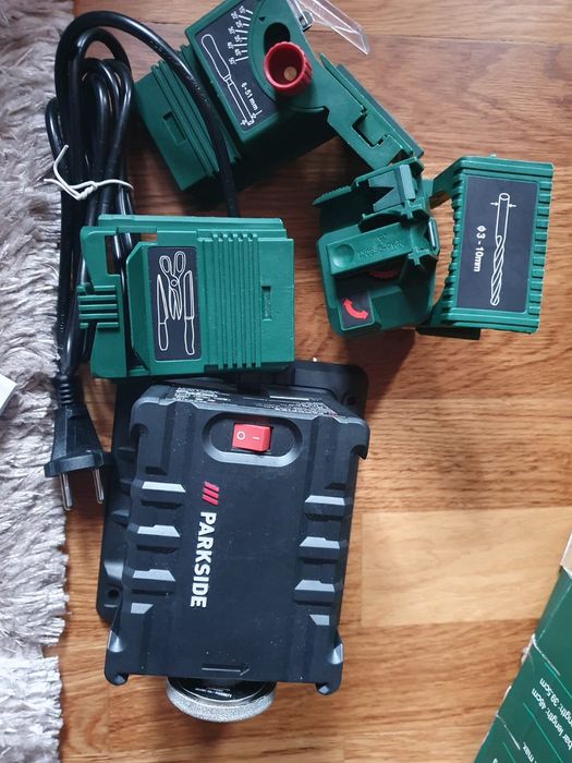 Drujba electrica si statie ascutit Parkside