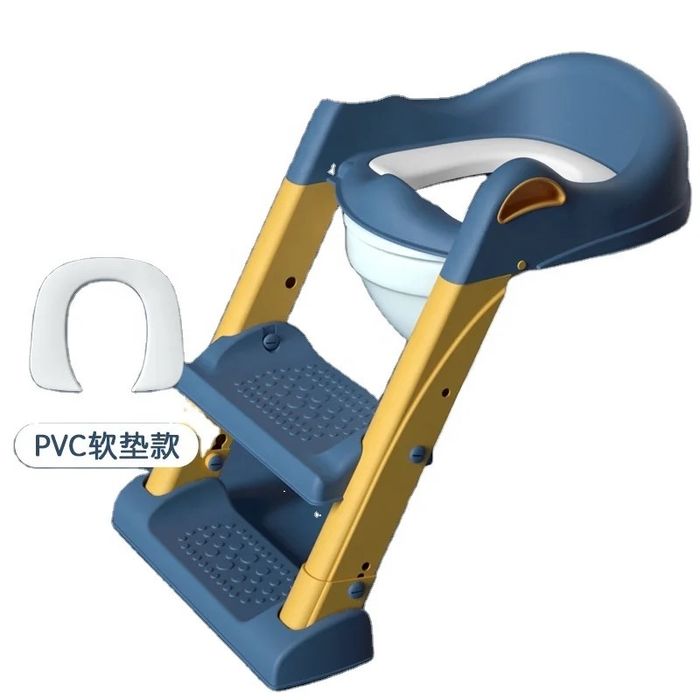 Сиденье для унитаза с лесенкой и ручками ступенка