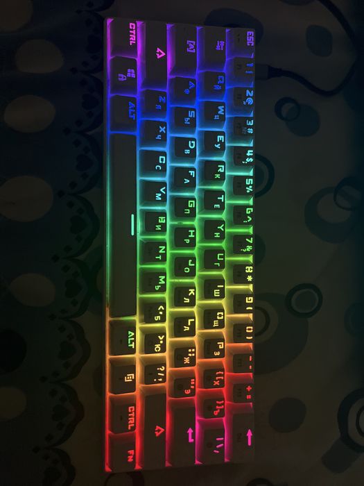 Клавиатура  “dexp tanto rgb white”