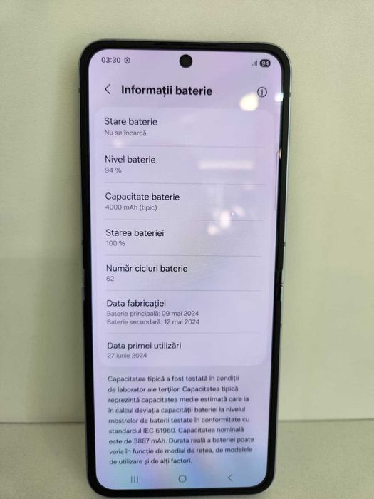 Telefon Samsung Flip 6 12/256Gb (Ag8 Tudor1/B28059) – Garantie 2 Ani!