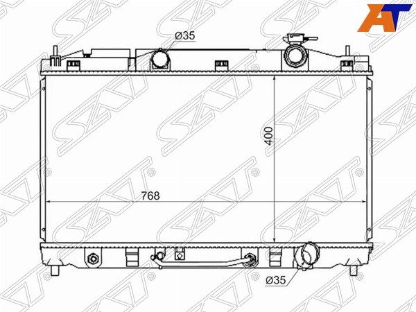 Радиатор Toyota Camry