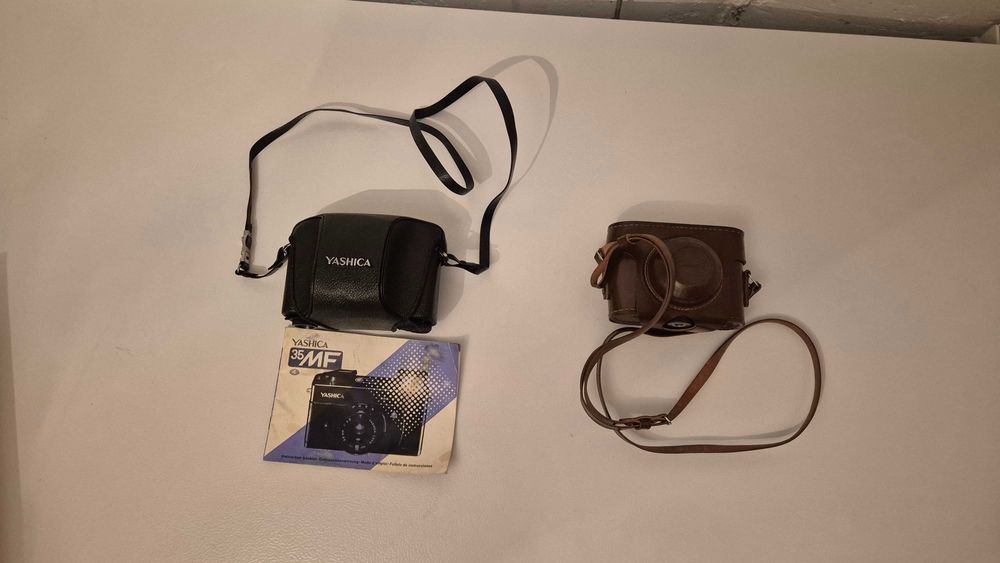 Vand 2 aparate foto de colectie Yashica 35 MF si Smena-2 (CMeHa-2)
