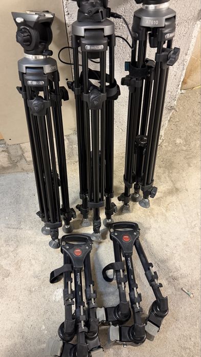 Set 3 Trepied Video E-Image AT610 cu EH610 cap sferic