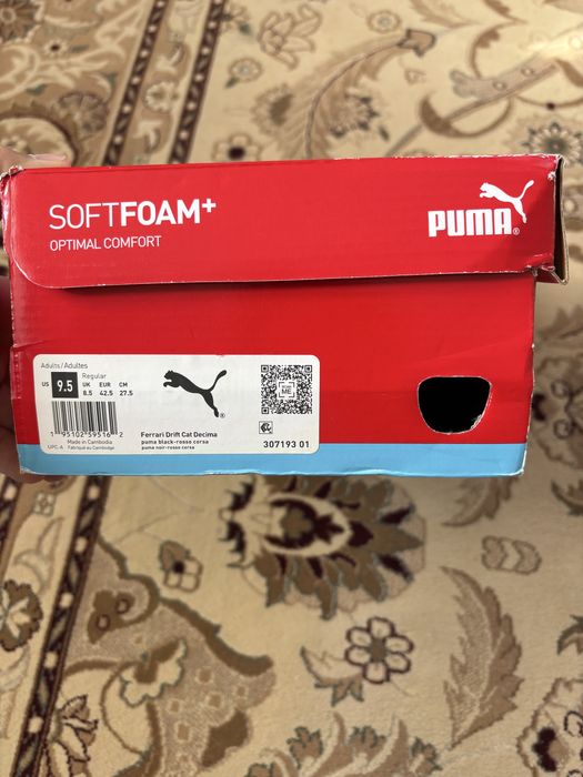 продам кроссовки Puma Ferrari оригинал.