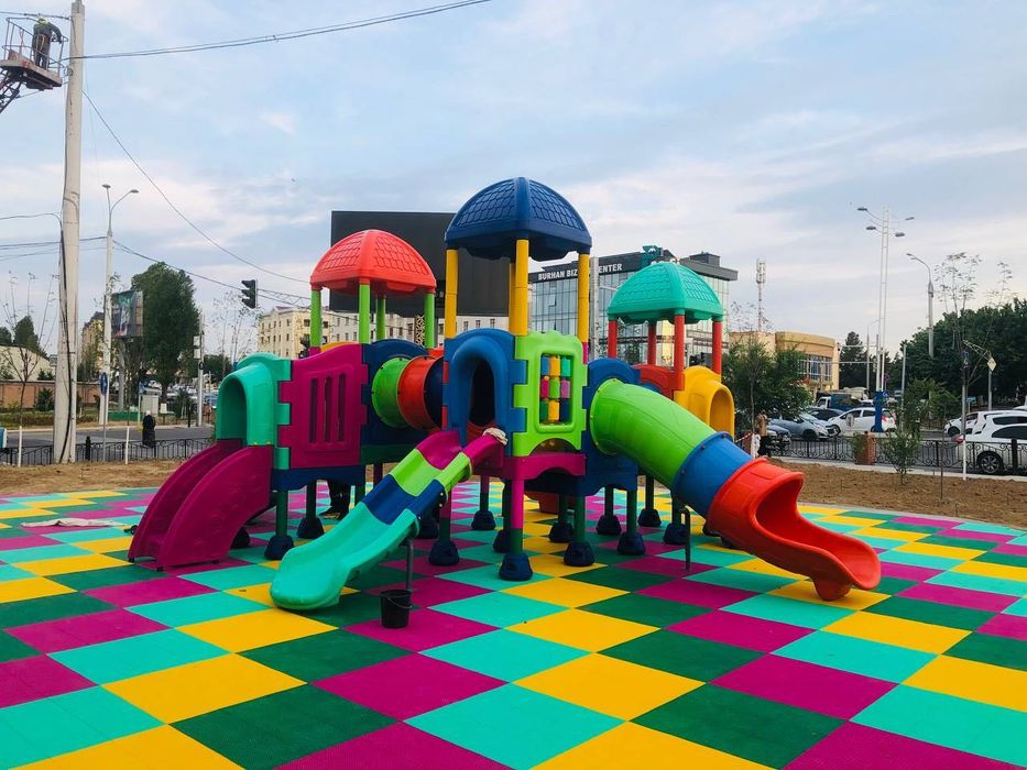 Игровые площадки для детей — гарантия качества JAMBO.UZ