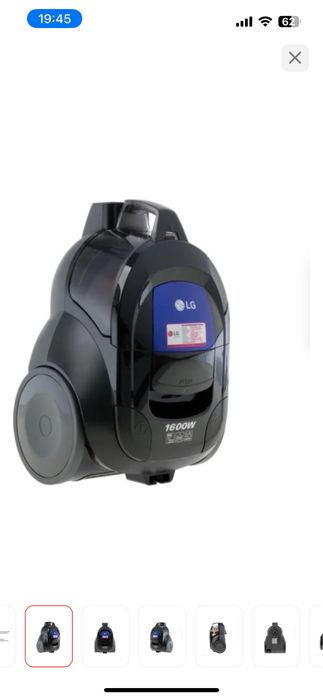 Пылесос LG VK69662N синий