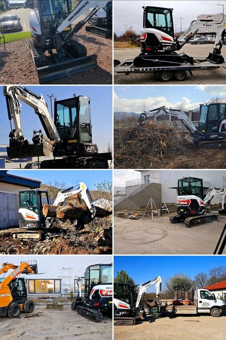 Бобкат услуги мини челен товарач Bobcat вилици