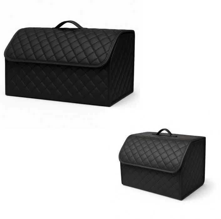 LUX кожен органайзер Mercado Trade, Сгъваем, Черен, Различни размери