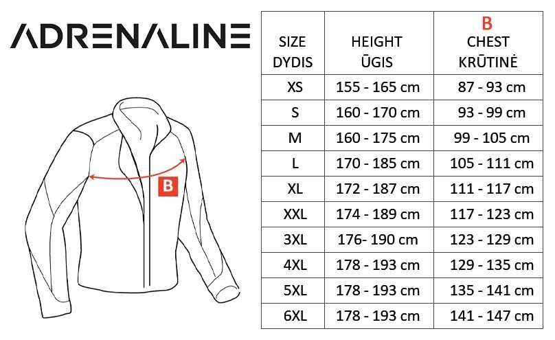 Текстилно яке ADRENALINE Hercules BLACK