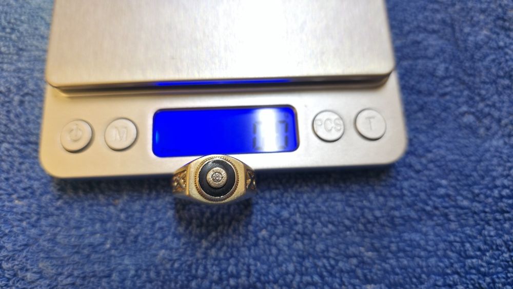 Inel aur . 14 kt  8,1 grame .