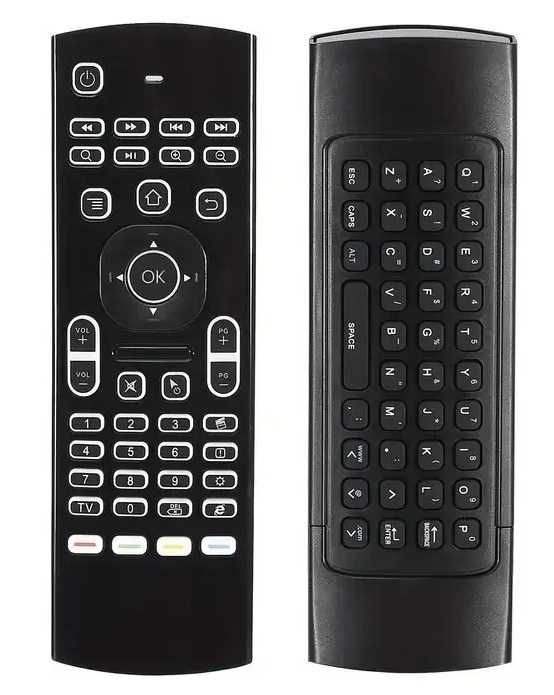 Telecomenzi universale cu air mouse si tastaturi iluminate