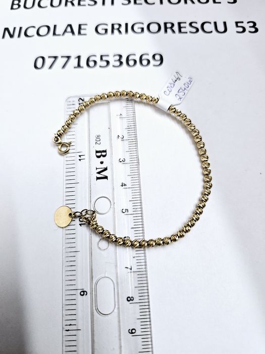 Vand bratara din aur 14 k 5.28 g cod 461