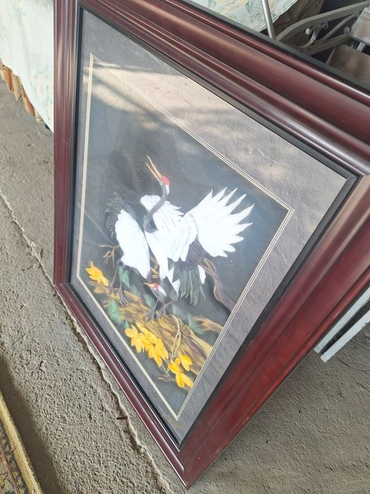 Картина аист 3д .