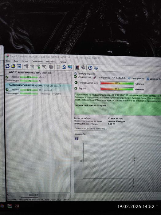 SSD 512GB Samsung MZVLB512HBJQ-000L7 NVME