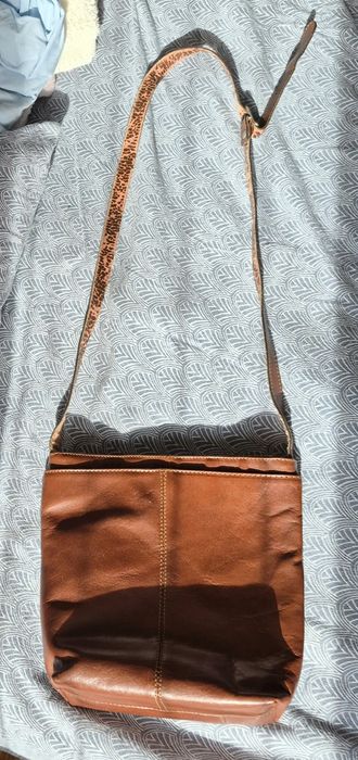 Geanta piele maro