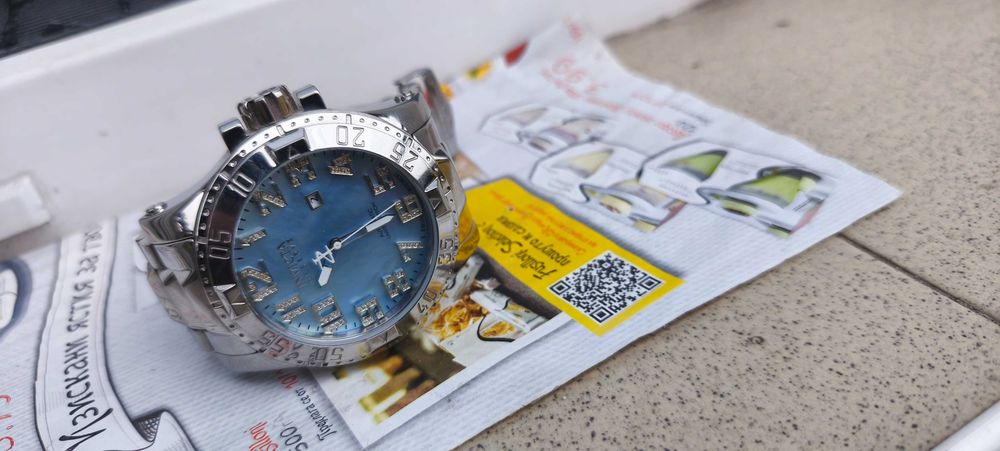 Автоматик Швейцарски часовник Инвикта Invicta диаманти цифри diamonds