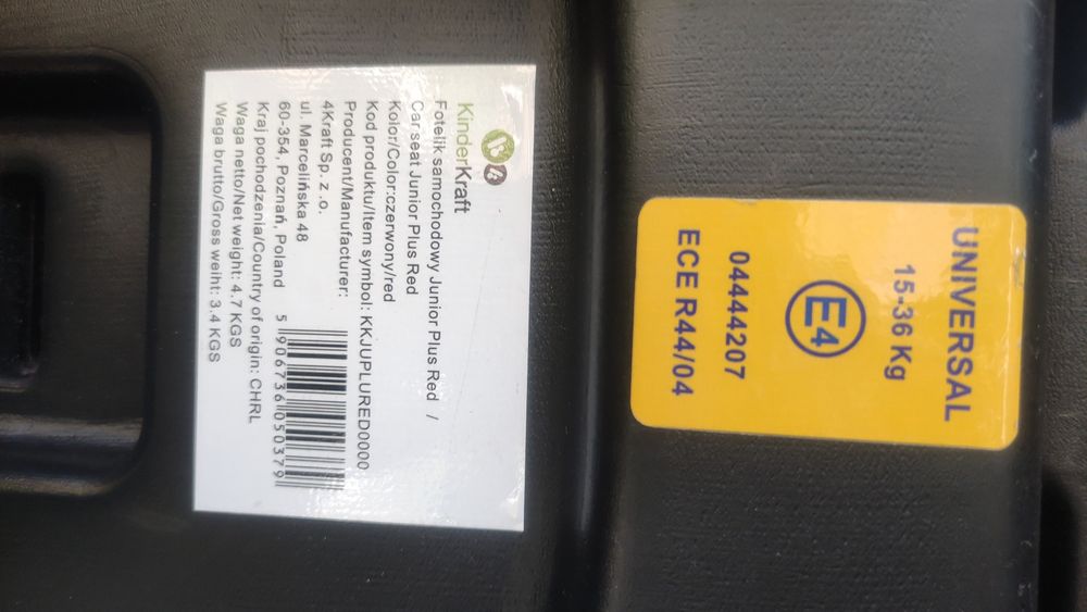 Scaun copil pt mașină 15-36 kg
