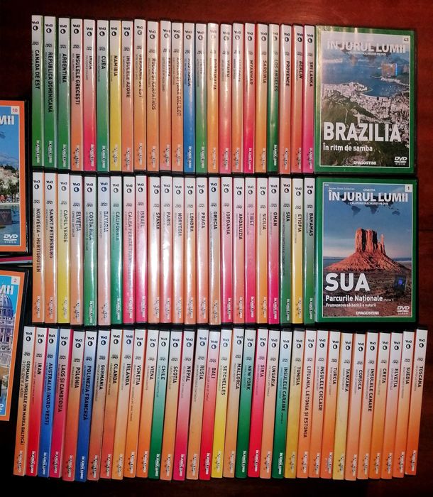 DVD FILME Documentare DeAgostini Călătorii fascinante În jurul lumii