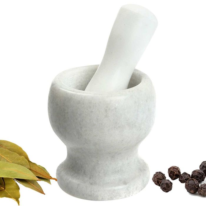 Ступка каменная из мрамора