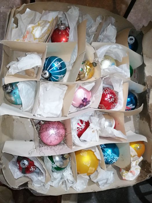 Новогодние ёлочные игрушки ГДР (СССР).