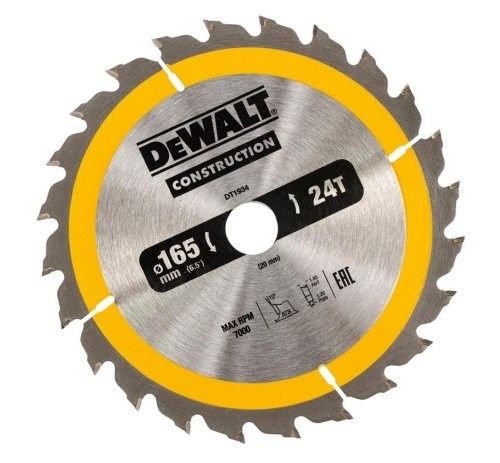 DeWALT Диск за Циркуляр 165мм