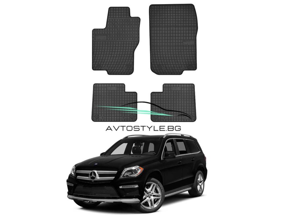 Гумени стелки за Mercedes GL X166 ,2012-2015 г., Frogum - El Toro