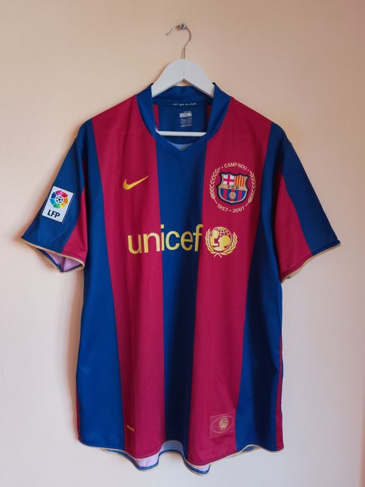 Tricou Fotbal Vintage FC  Barcelona 2007-08