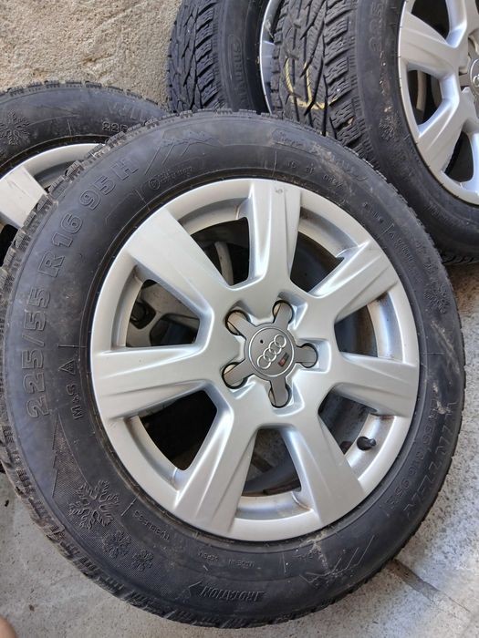 Set 4 roți cu anvelope de iarnă R16 pentru Audi
