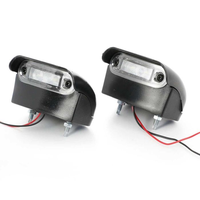 1 бр. ЛЕД LED габарити за осветление за номер , ЧЕРНО , 12-24V