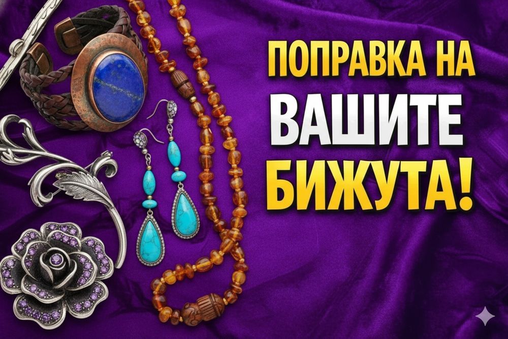 Поправка на бижута, бижутер, златар