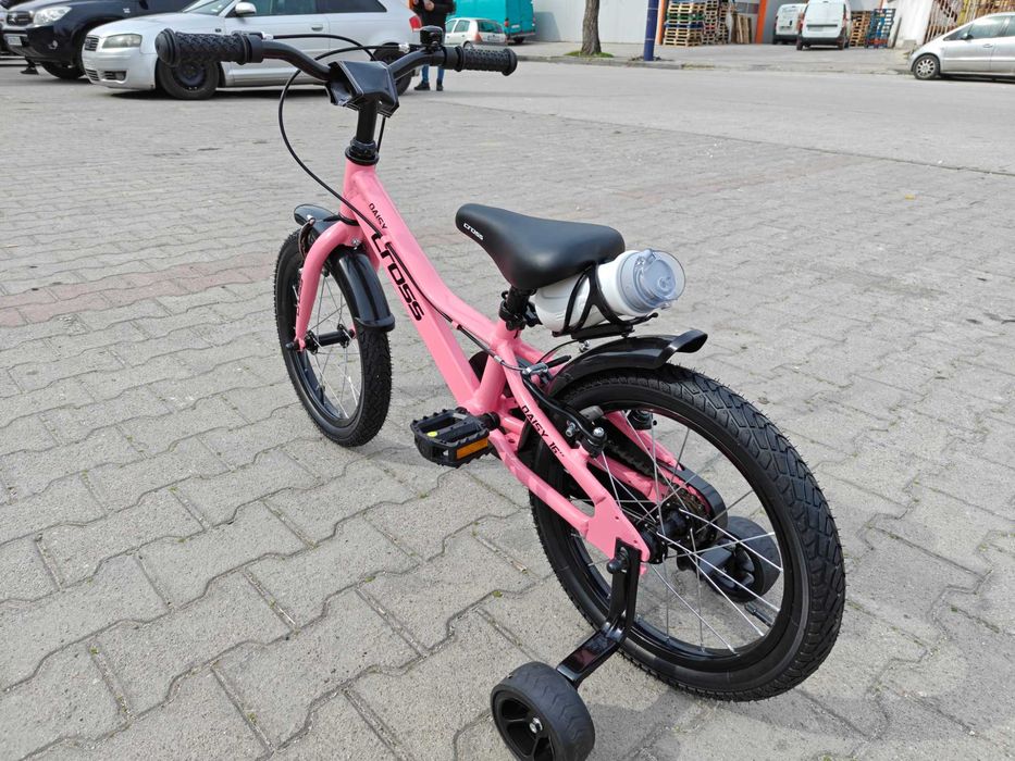 CROSS Алуминиев велосипед 16" DAISY розов
