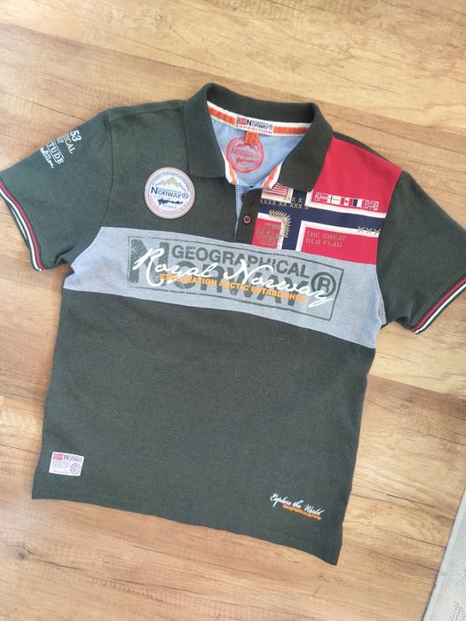 Тениска с яка Geographical Norway