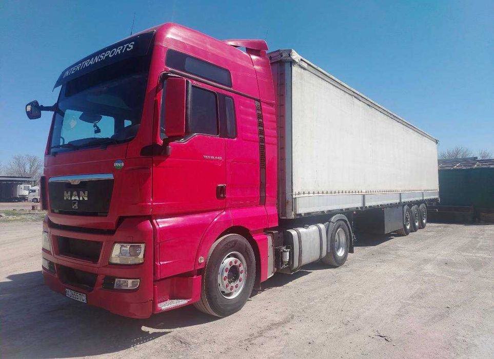 Man TGX 18.440 Evro 5 standart - 2010 год. Прицеп Kassbohler 2012 год