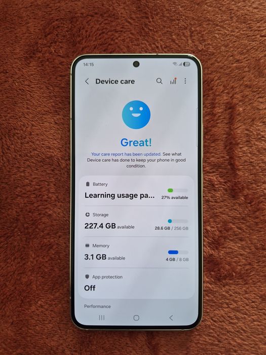 Samsung S22, Phantom White, 128 GB