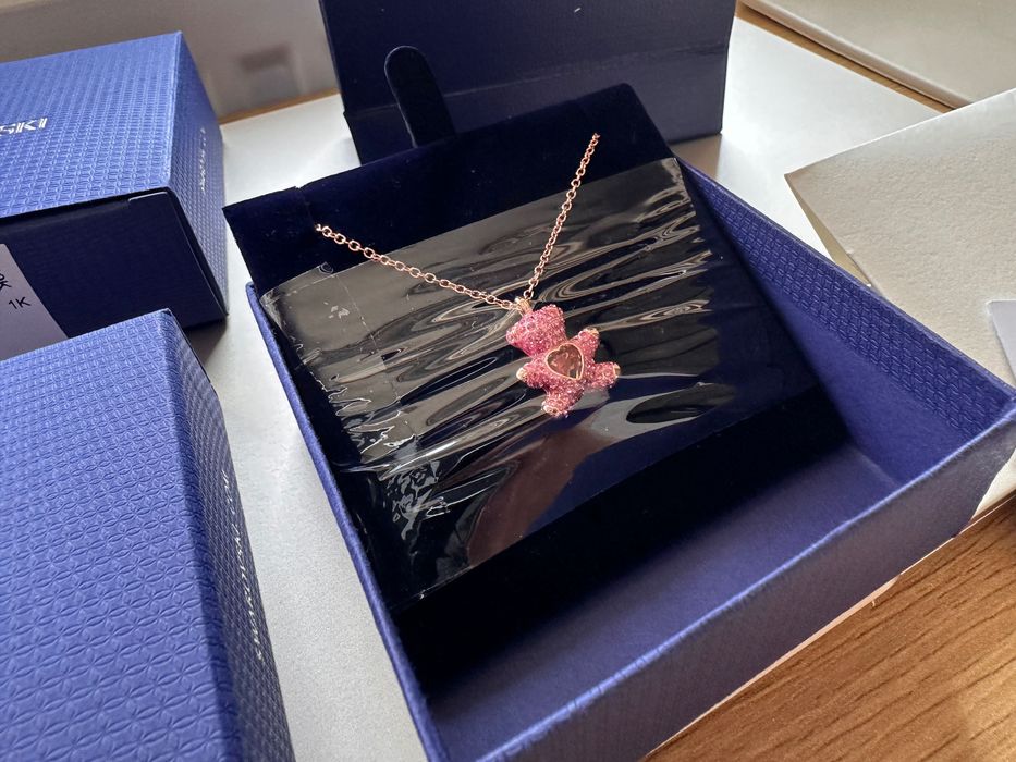 Colier Swarovski ursulet teddy bear urs ursuleti