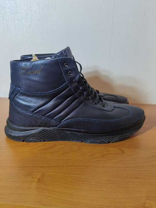 Мъжки боти от естествена кожа - размер 41