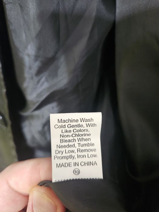 Sacou imitatie piele