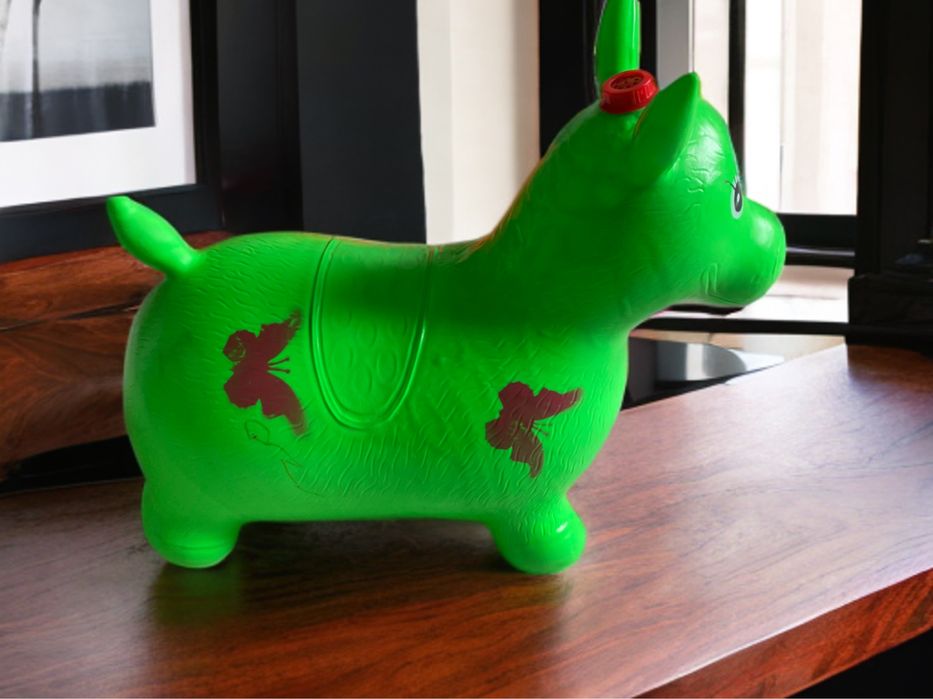 Резиновый ,надувной ослик