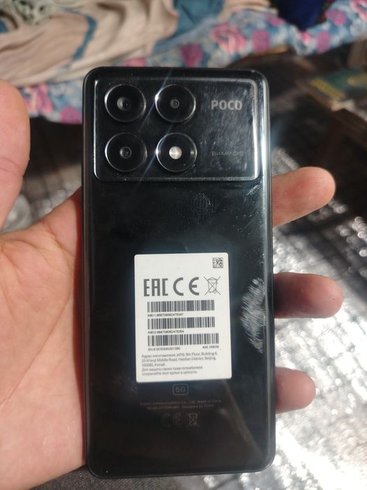 Poco x6 piro qora