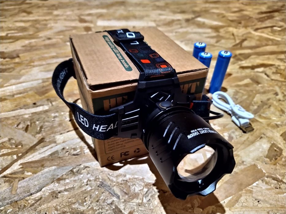 MMC-XHP90.2 Cea mai puternica lanterna de cap profesionala Model Nou!