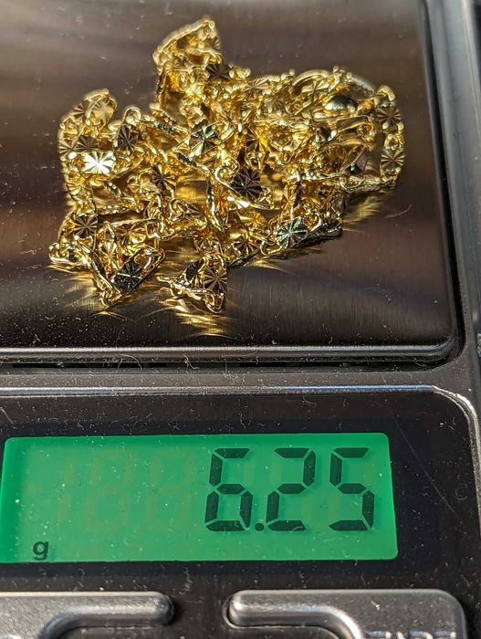 Златен ланец от медицинско злато(медицинска стомана) Нов !