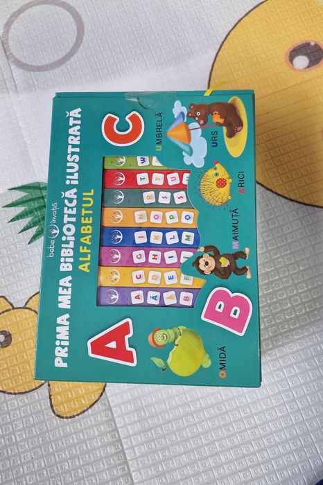 Cutie Bebe Invata Prima mea biblioteca Ilustrata  Alfabetul