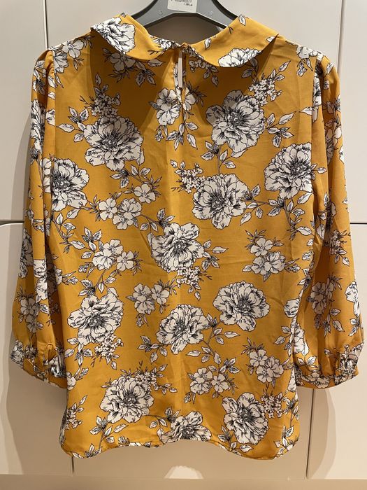 Camasa office galben inforata marime 34/xs