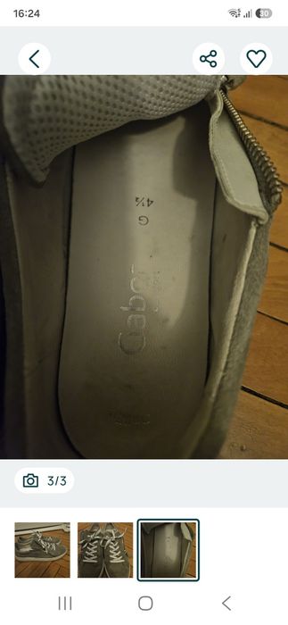 Pantofi sport Gabor piele interior exterior 39