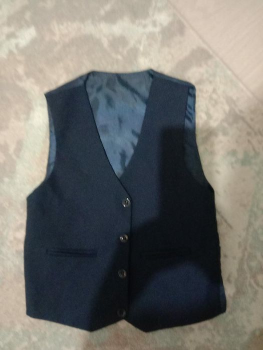 Пиджак школьный темно- синий